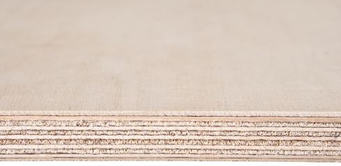 Det här är en bild på kärnan av Björkplywood