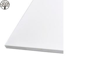 Hyllplan vita, kantlist 4 sidor